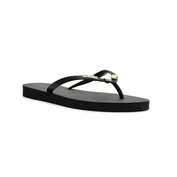 Black Essential Flip-Flops Essential with Metal Pins Image