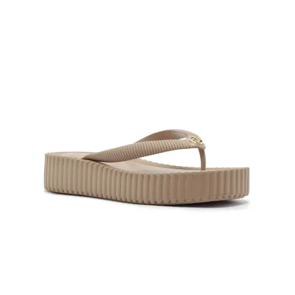 Bali Ligh Brown Flatform Flip Flop  Image