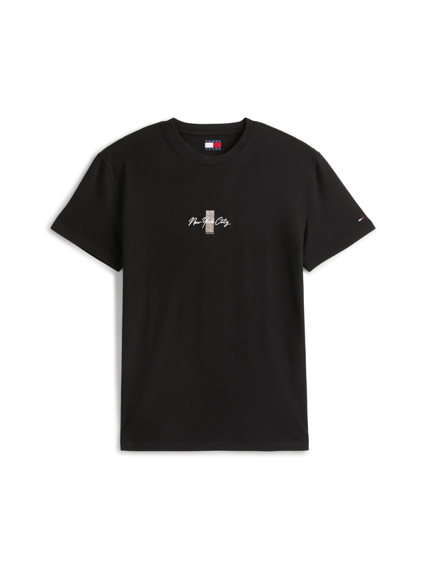 Signature Logo Embroidery Crew Neck T-Shirt