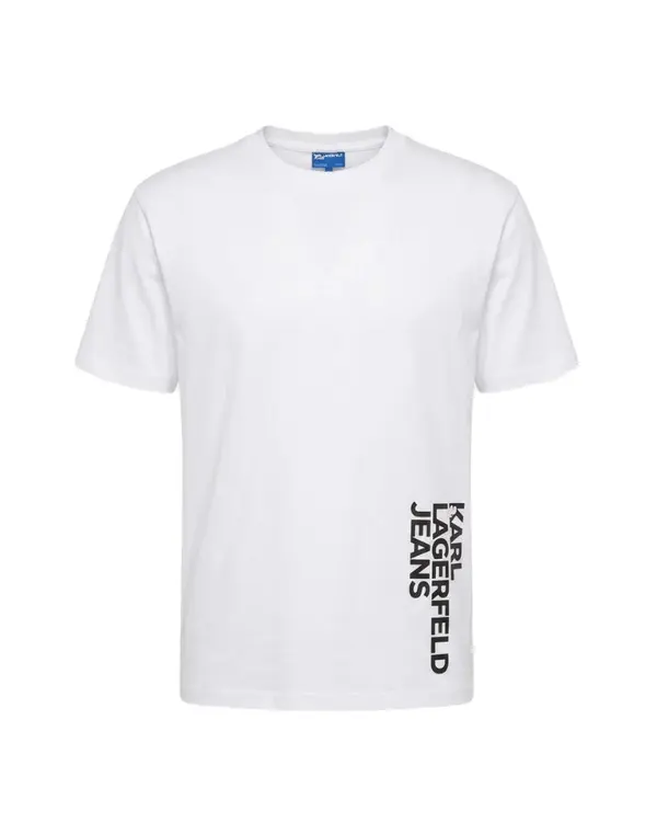 Vertical Logo Short Sleeve Cotton T-shirt