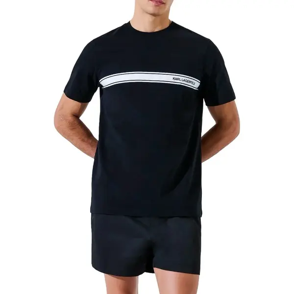 Elongated Logo Graphic Short Sleeve T-shirt
