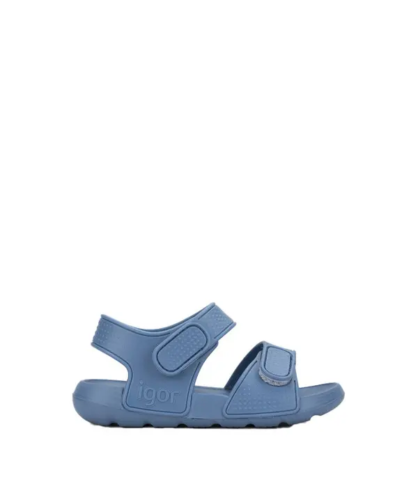 Kids Baby Boy Two Strap Blue Jelly Sandals