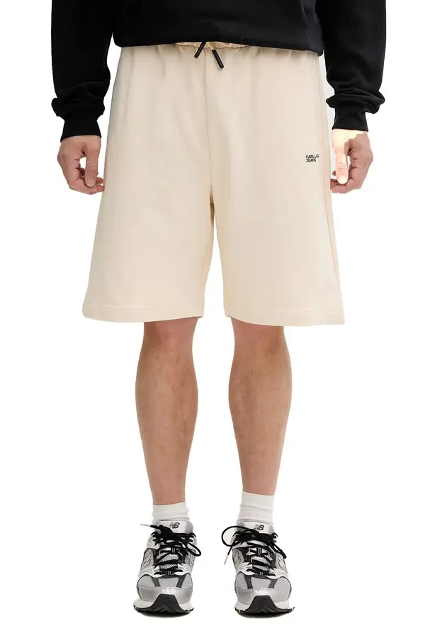 Straight Cut Cotton Sweat Shorts 
