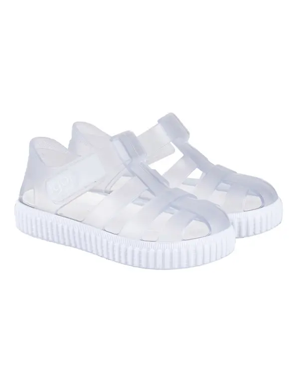 Kids Girls Classic Clear Translucent Nico Jelly Sandals
