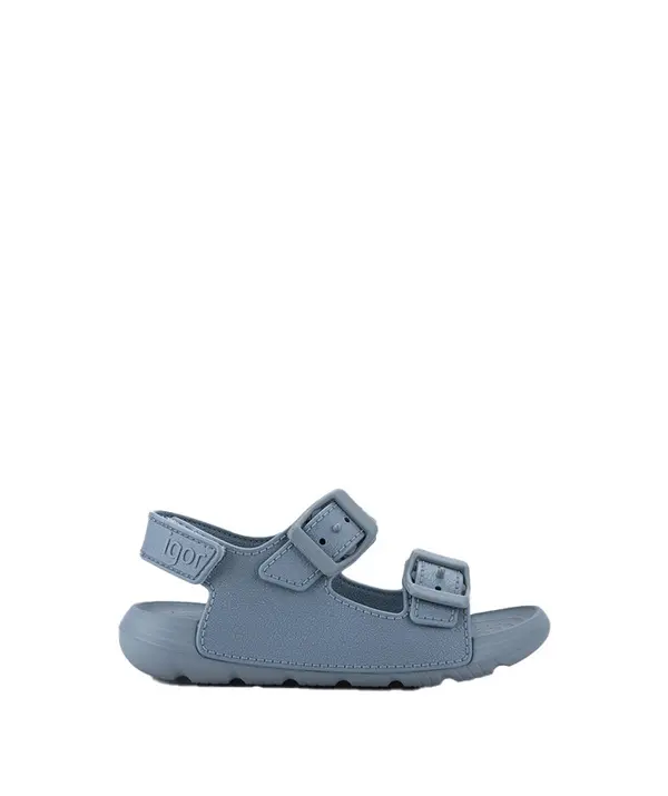 Kids Boys Blue Jelly Sandals with Adjustable Straps