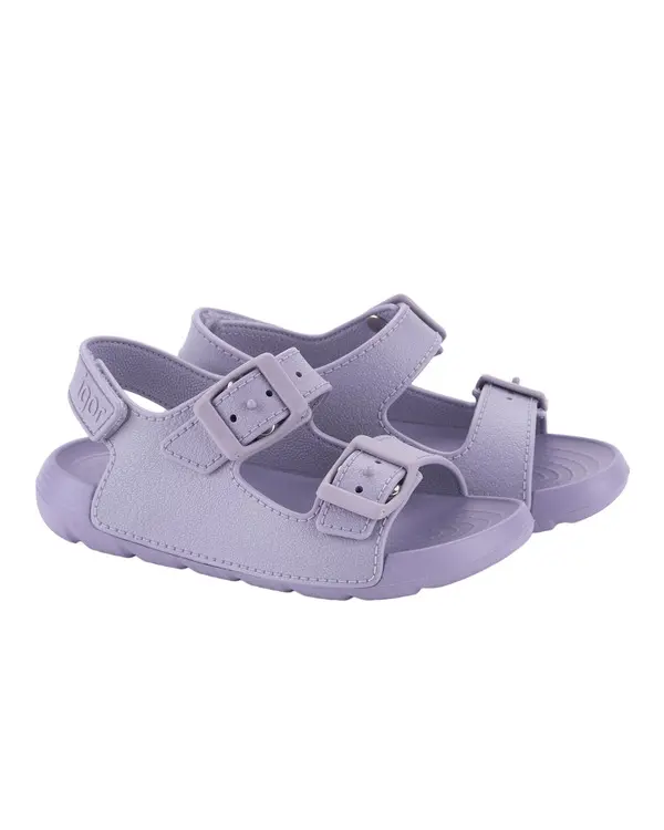 Kids Girls Lilac Jelly Sandals with Adjustable Straps