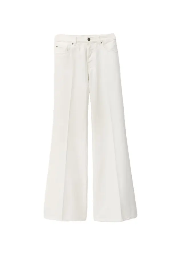 Low-Waist 5-Pocket Flare Jeans