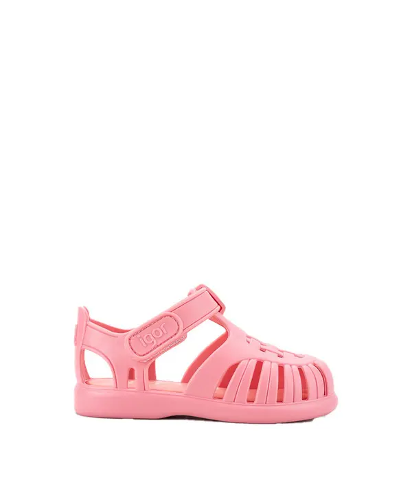 Kids Baby Girl Pink Tobby Solid Jelly Sandals