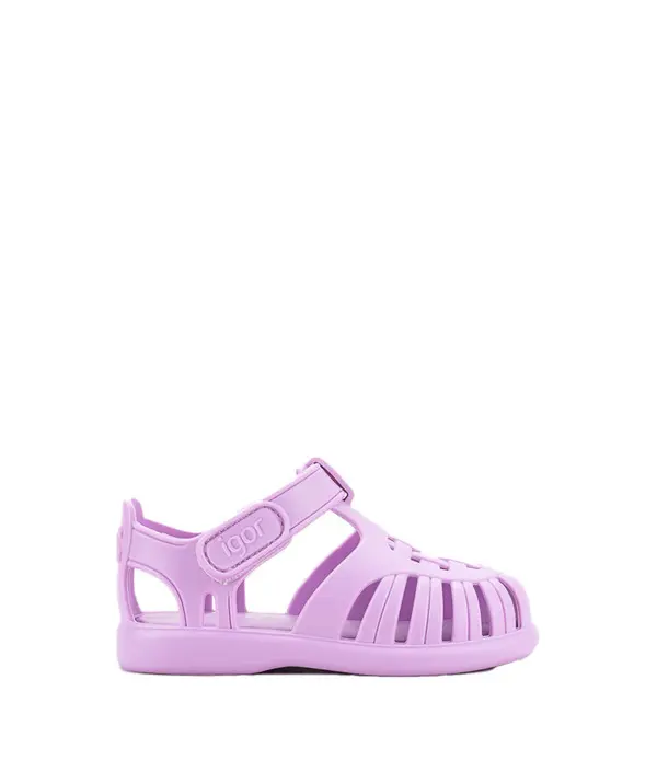 Kids Baby Girl Lilac Tobby Solid Jelly Sandals