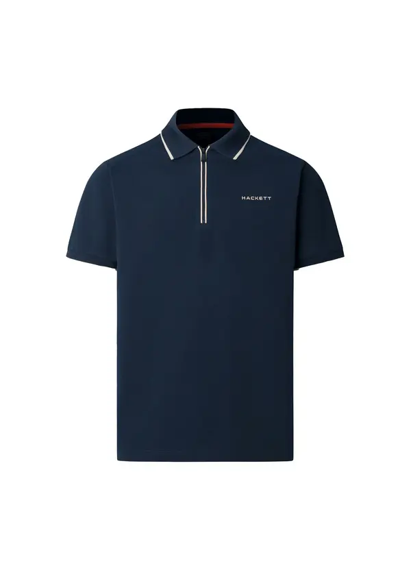 Classic Fit Short Sleeve City Zip Polo