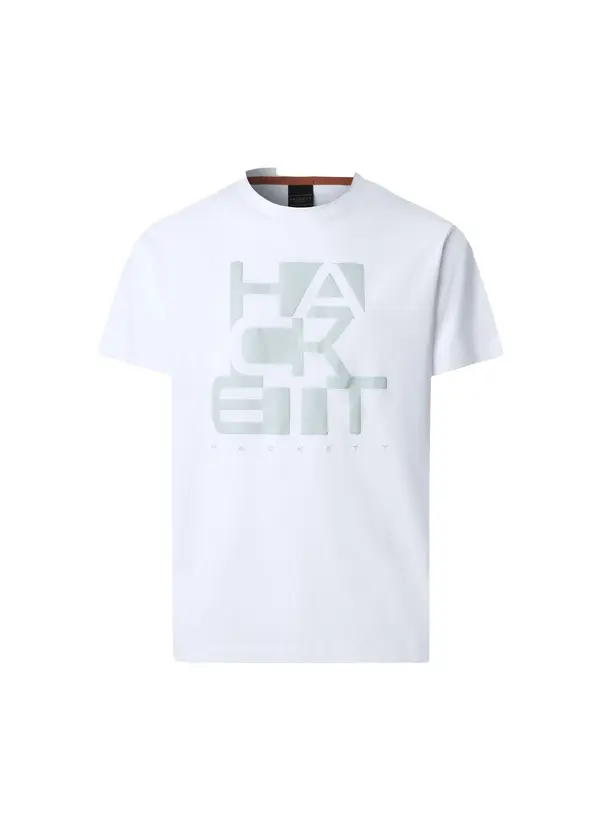 Classic Fit Branded Block Graphic T-Shirt Image