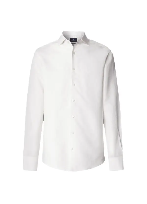 Tailored Fit Cotton-Linen Shirt