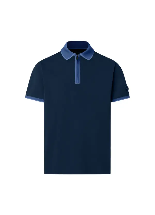 Classic Fit Short Sleeve Quarter Zip Polo
