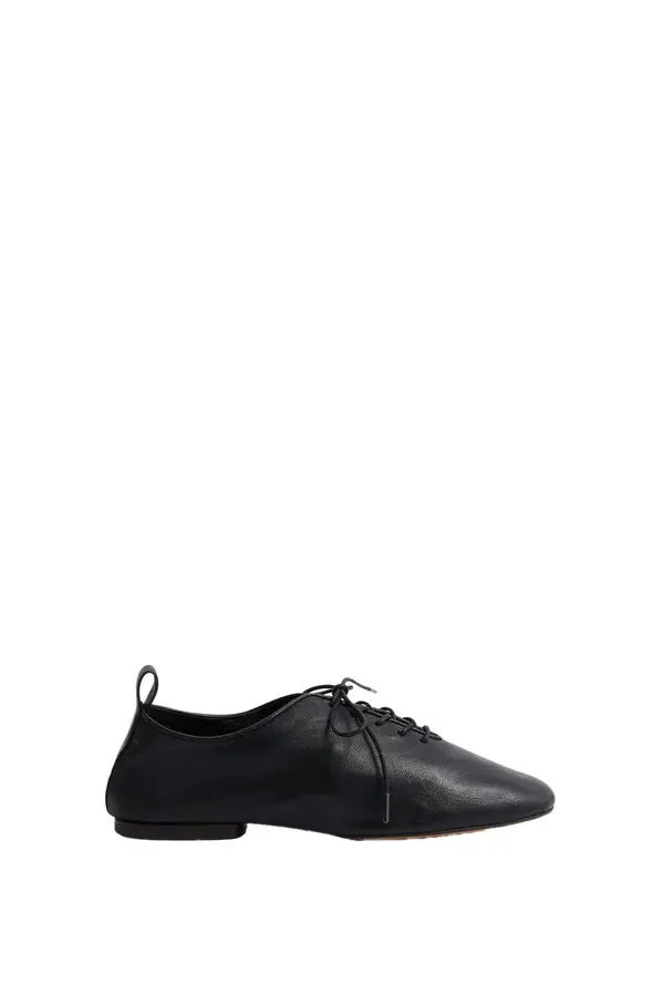Lambskin Soft Leather Lace Up Derbies Image