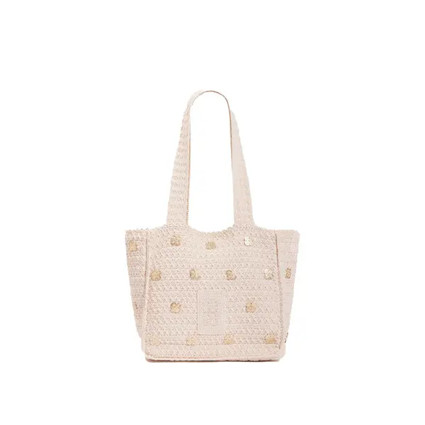 Crochet Shoulder Bag With Tassels Image