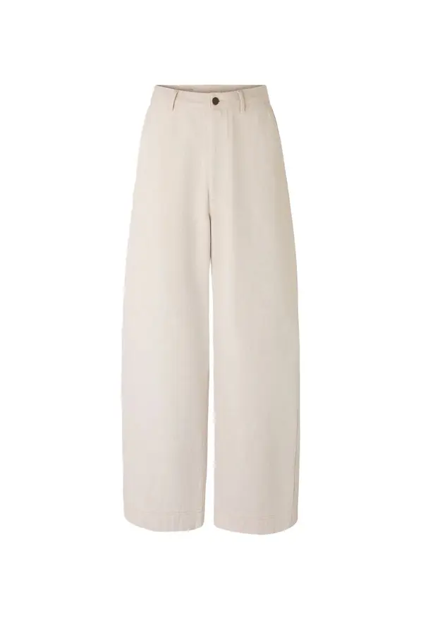Organic Cotton High Waisted Balloon-Fit Trousers Image