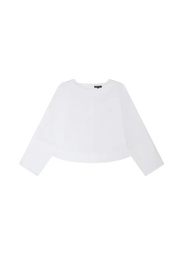 Oversized Cotton Cropped T-Shirt  Image