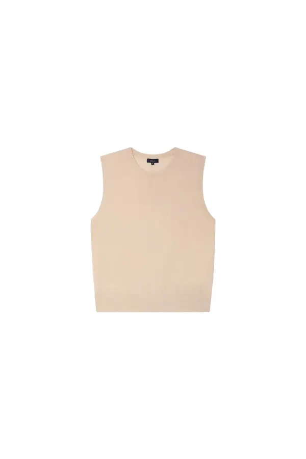 Fergie Fine Merino Wool Sleeveless Jumper Image