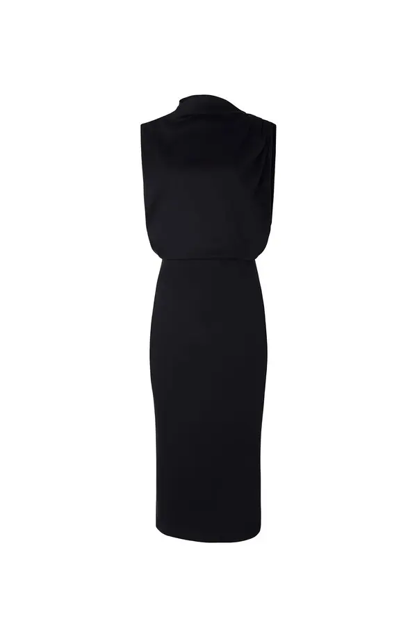 Gemma Draped Sleeveless Dress Image