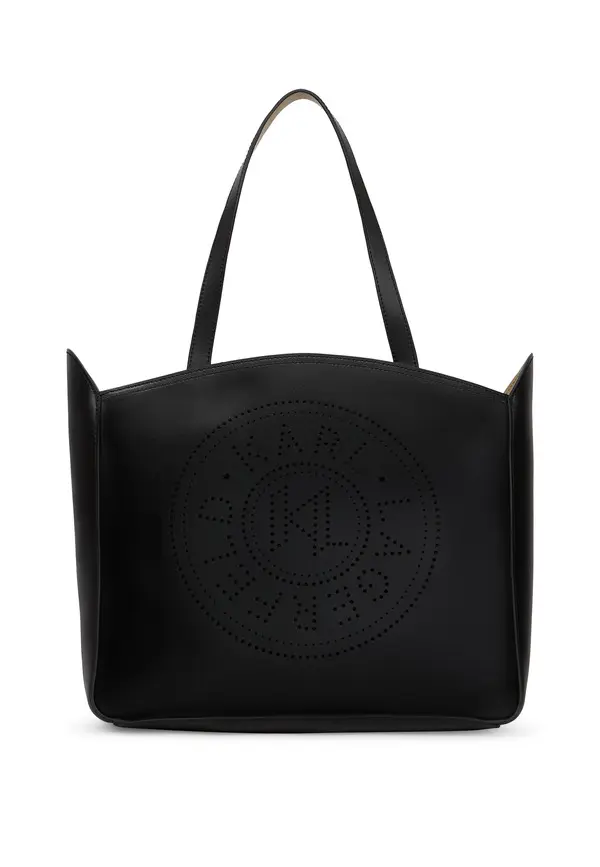 K/Circle Medium Leather Tote Bag Image