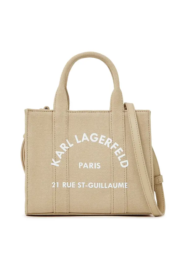 Rue St-Guillaume Motif Mini Woven Tote Bag Image