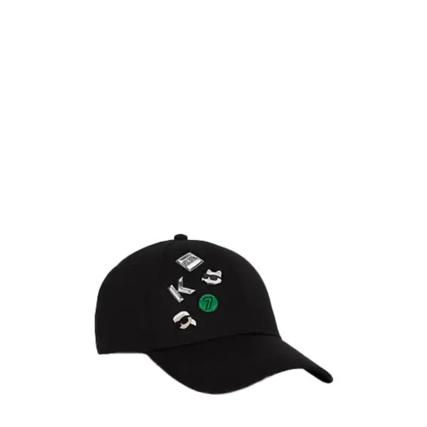 Multi Pins Cotton Baseball Cap Image