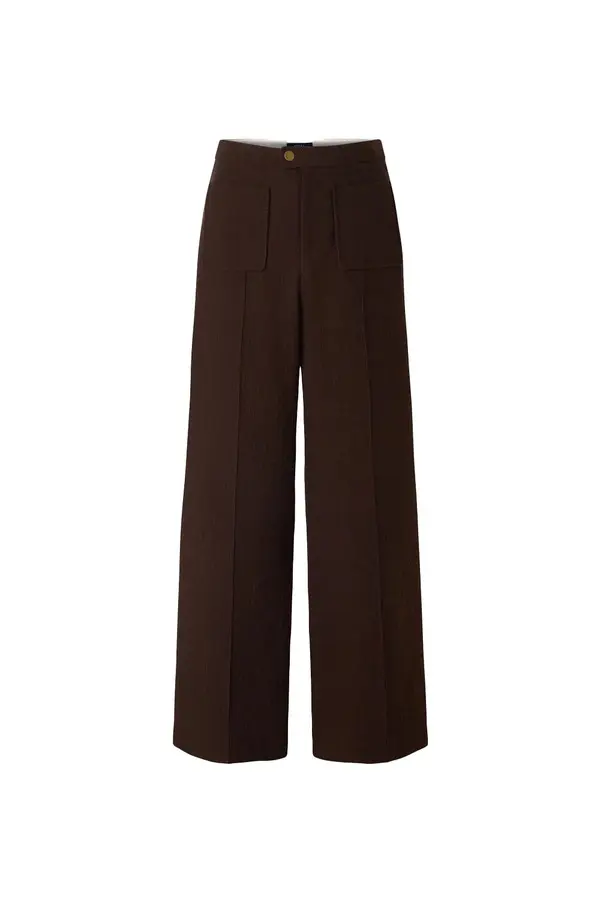 Harry Cotton Trousers with A Waffle Finish  Image