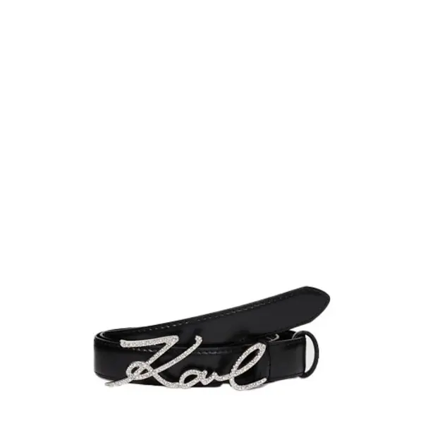 K/Signature Leather Belt Image
