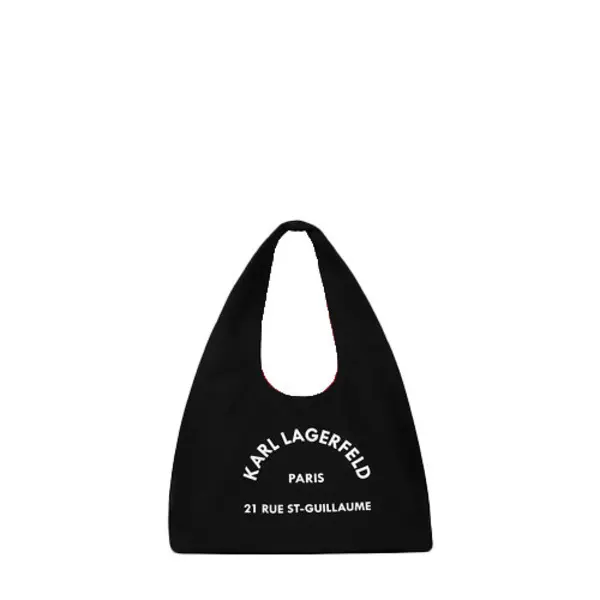 Rue St-Guillaume Canvas Hobo Shoulder Bag Image