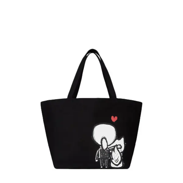 Ikon Hearts Cotton Shopper Bag Image