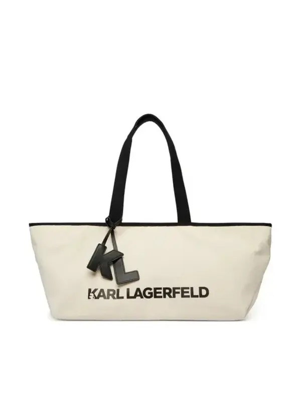 Large Cotton Shopper Bag with Long Handle Image