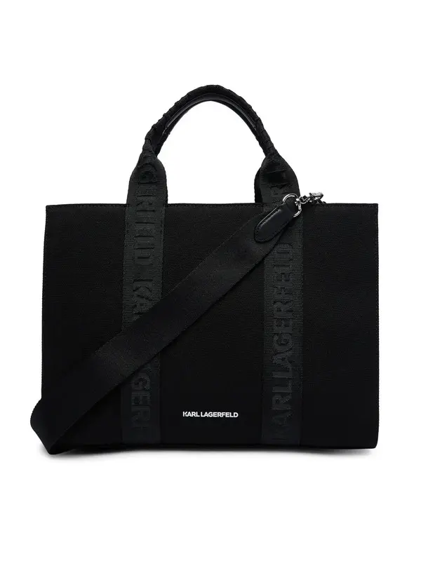 Icon Square Tote Bag with Pin Image