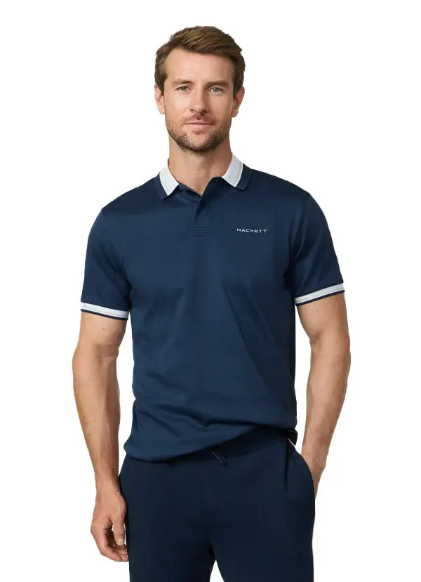 Classic Fit Short Sleeve Club Collar Polo Image