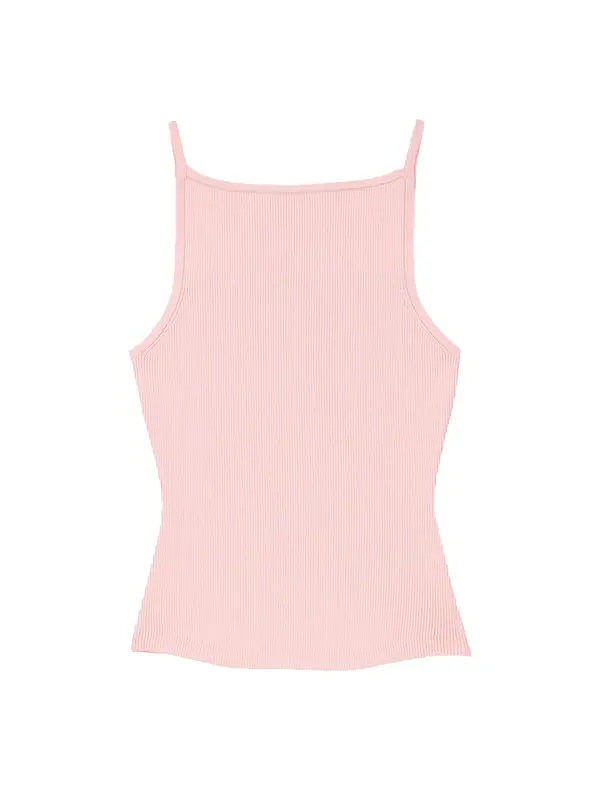 High Straight-Neck Top Image