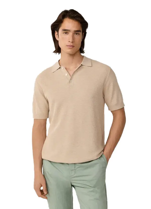 Classic Fit Short Sleeve Knit Polo Image