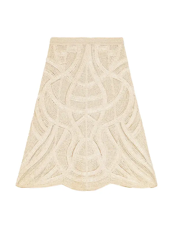 Long Crochet Skirt Image