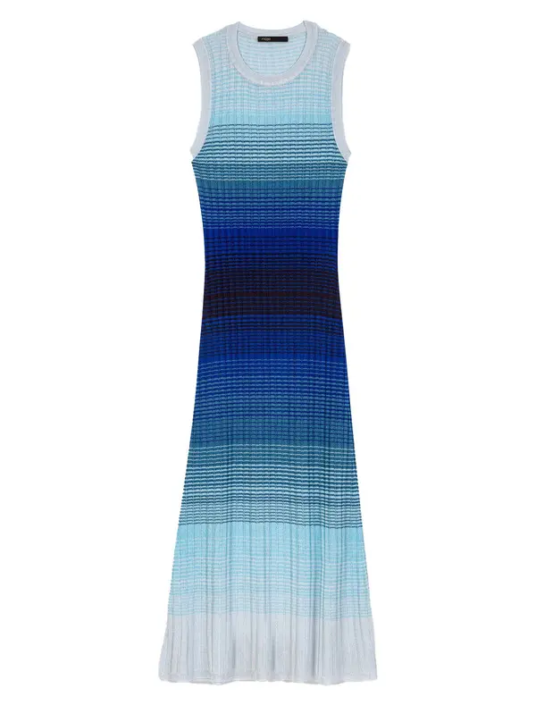 Ombré Knit Maxi Dress Image