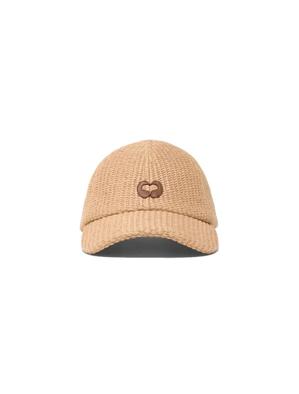 Natural-Texture Cap with Embossed Logo  Image