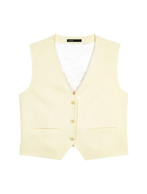 Deep V-neck Tailored Jacket Image