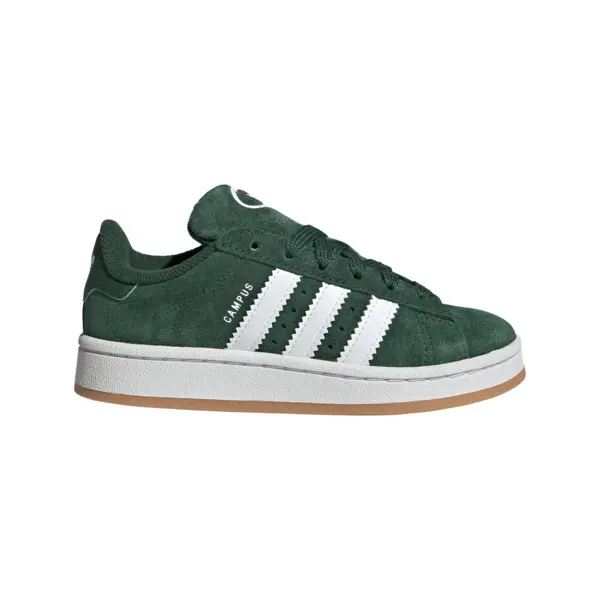 Kids Boys Green Campus 00s Elastic Lace Sneakers Image