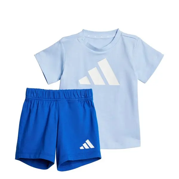 Baby Boy Essential T-shirt & Short Set - Blue Image