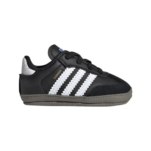Baby Boy Black Samba Crib Sneakers Image