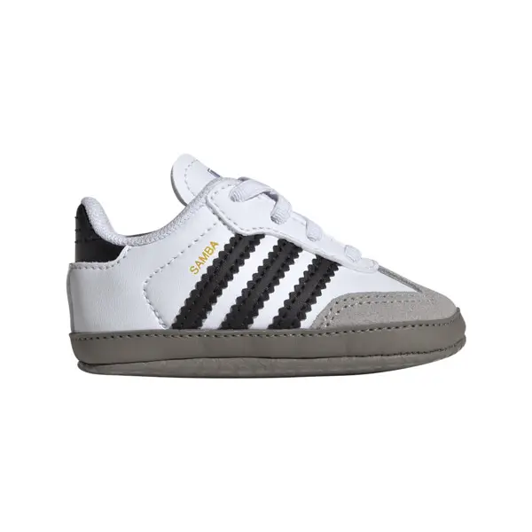 Baby Boy White Samba Crib Sneakers