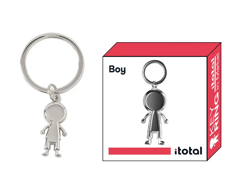 Metal Keychain Boy 