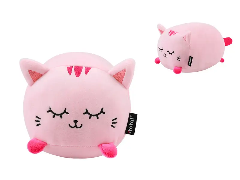 Small Pillow Pink Cat 