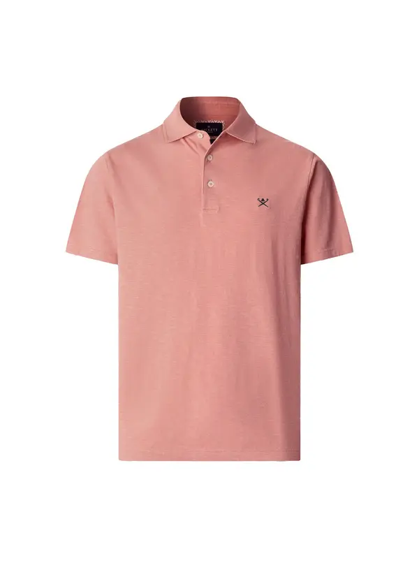 Classic Fit Short Sleeve Linen Trim Polo Image
