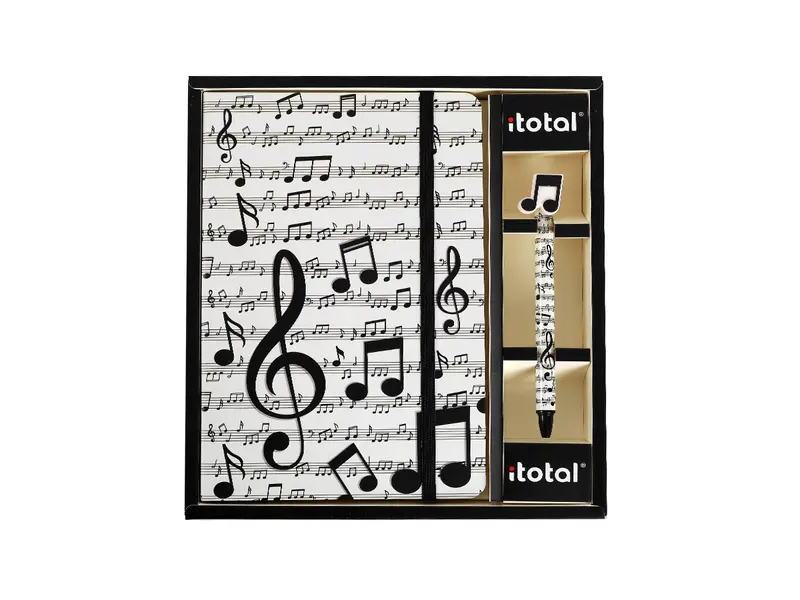 A5 Notebook + Pen Music 