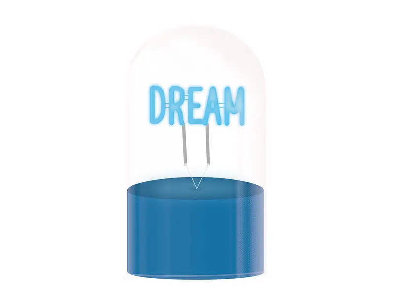 Glass Dome Lamp Dream 