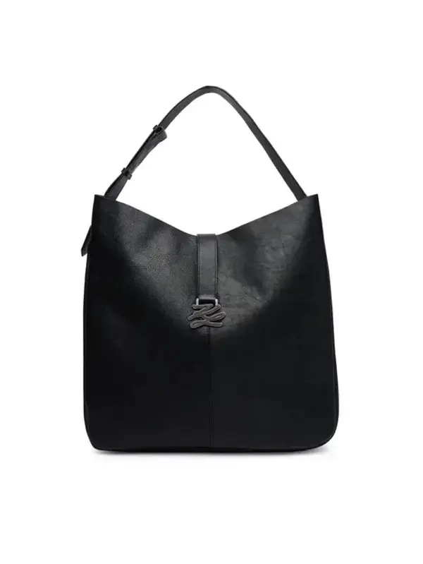 K/Autograph Swing Oversized Leather Hobo Bag Image
