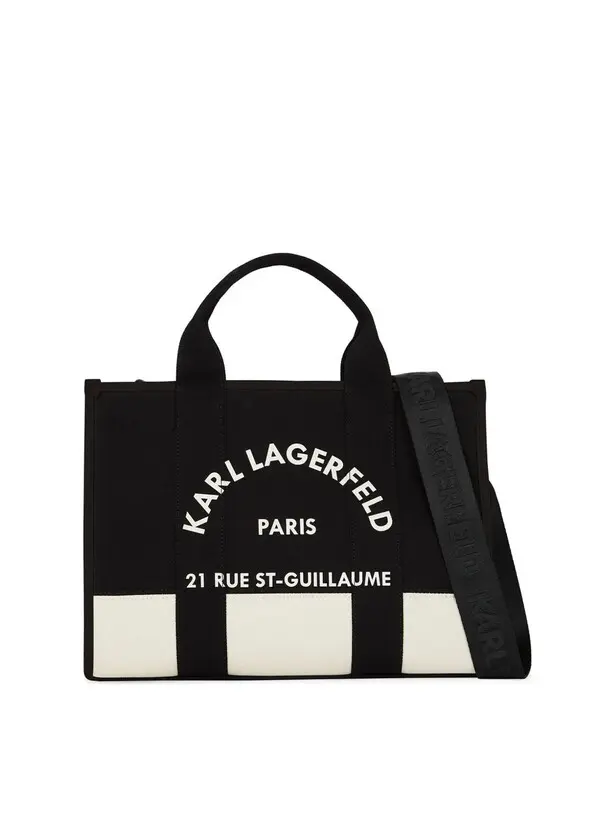 Rue St-Guillaume Medium-sized Woven Tote Bag Image